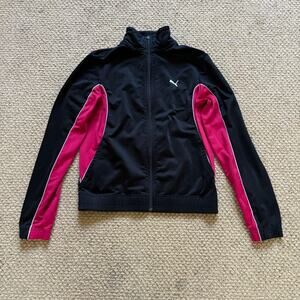 Y2k puma womens sport gym track jacket small